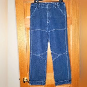 VTG Jordache Industrial Skater High Rise Jeans Mid Wash Juniors Sz 13/14